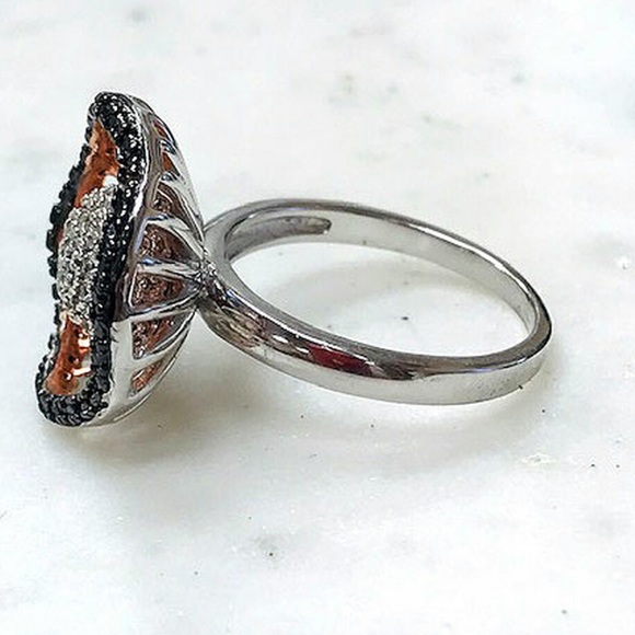 Rose Gold/ Vermeil Lotus Blossom Ring-Boutique-size 6 - Picture 4 of 6